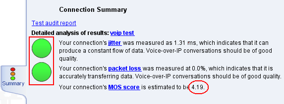 VoIPTestResult